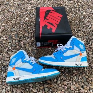 Offwhite Air Jordan 1 UNC